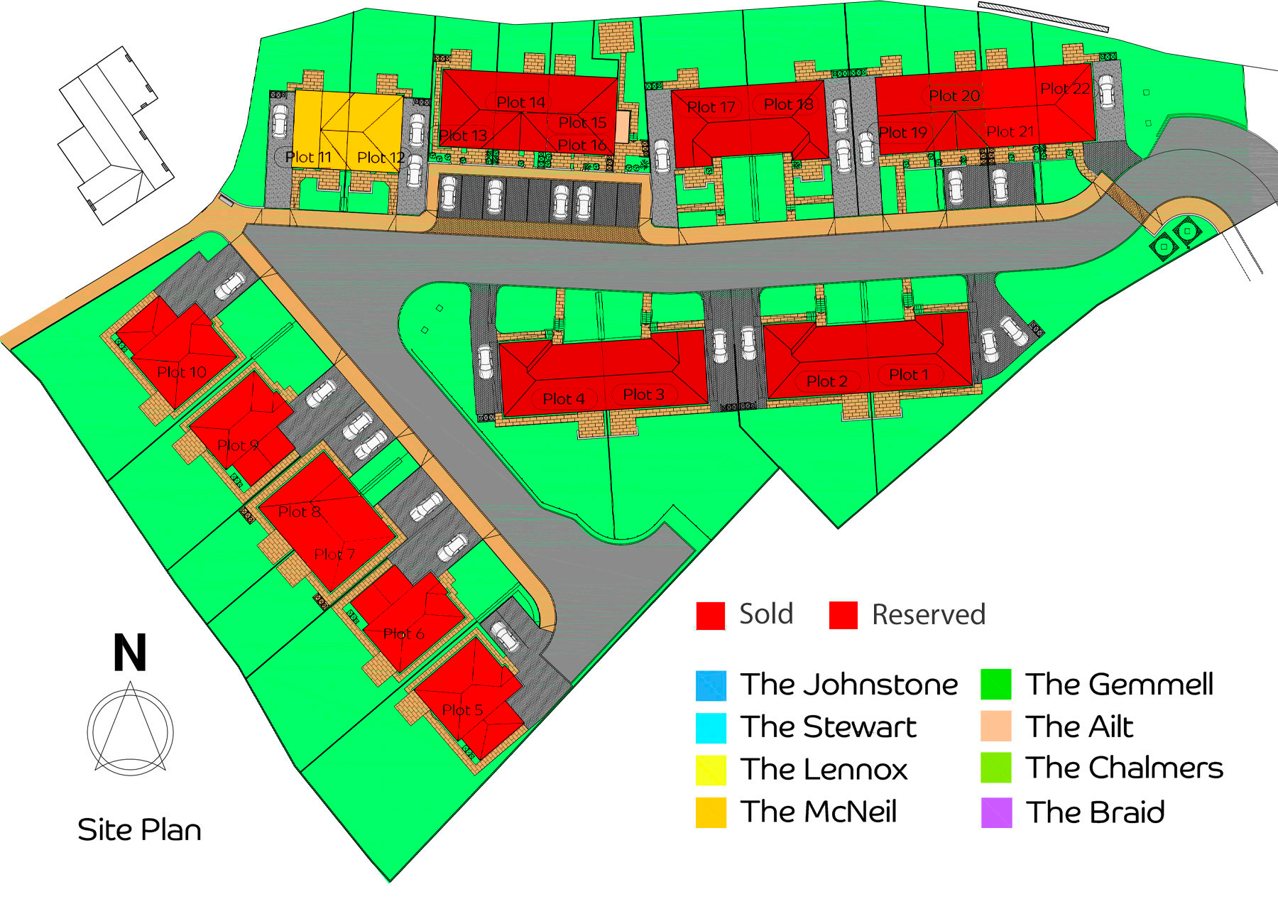 Airlie Green Site Plan